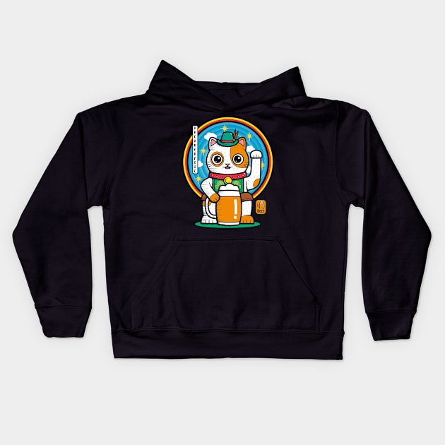 Oktoberfest Neko Kids Hoodie by krisren28